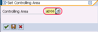 set controlling area sap