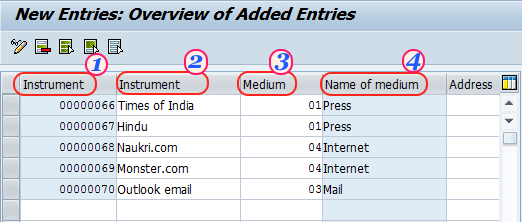 Create Recruitment Instruments in SAP