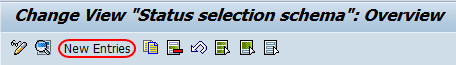 STATUS SELECTION NEW ENTRIES]