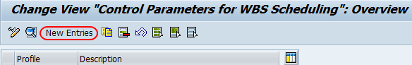 control parameters for wbs scheduling overview