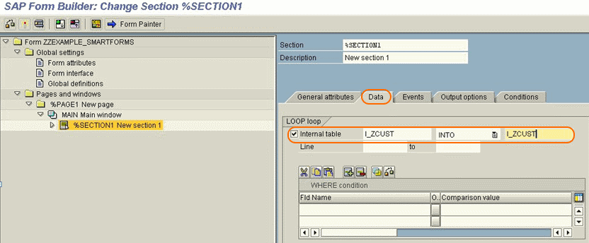 internal table-smartforms