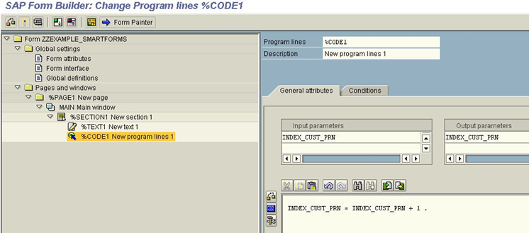 program line smart forms