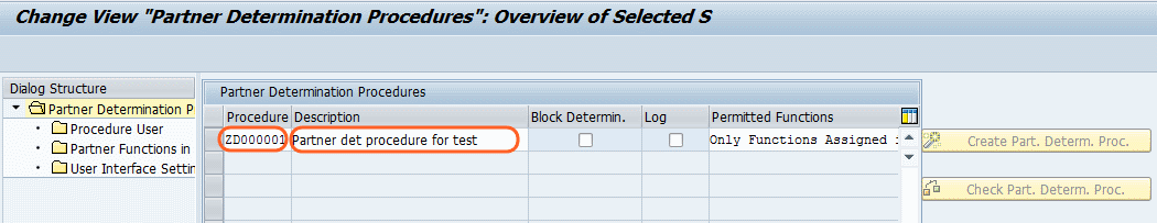 Define partner determination procedure in SAP