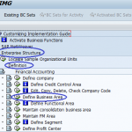 MENU PATH DEFINE BUSINESS AREA | SAP OX03