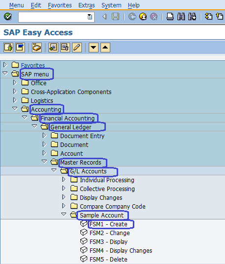 How to Create sample Account in SAP - SAP Tutorial