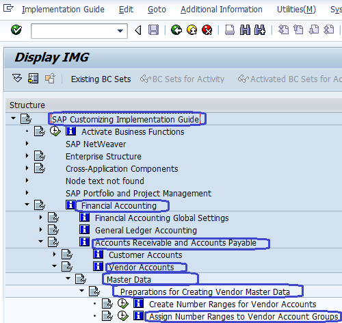 Assign Number Range to Vendor Account Groups