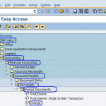 Change vendor parked documents SAP | SAP Menu path