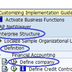 SAP FICO Enterprise Structure Setting and Configuration Steps