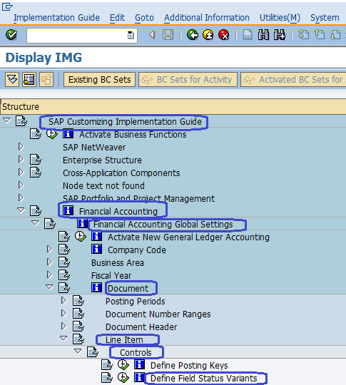 Define Field status variant