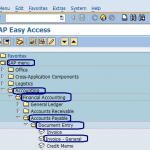 Enter Vendor General Invoice | Document Entry F-43 | SAP Menu Path