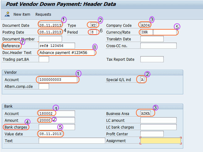 How to Post Vendor Down payment (DP) in SAP - SAP Tutorial