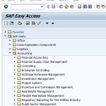 SAP FI Configuration List