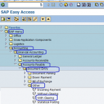 Transfer Posting With Clearing SAP Menu Path |  Accounts Payable