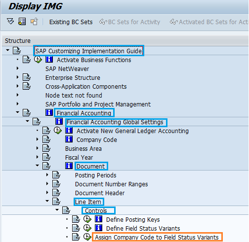 assign-company-code-to-field-status-variants-in-sap