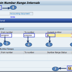 Define Document Number Ranges in SAP