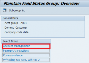 sap customer account assignment group configuration