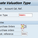 Split Valuation in SAP configuration steps