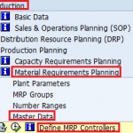 Define SAP MRP Controllers - Material Requirement Planning