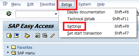 Mostrar nombres técnicos de transacciones en SAP