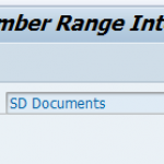 Define number ranges for sales document types in SAP