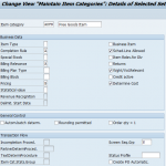 Define Sales Document Item Category in SAP