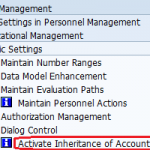 How to Activate Inheritance of Account Assignment Features in SAP