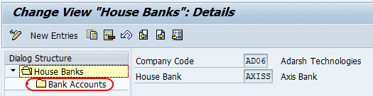 creación de identificación de cuenta bancaria propia