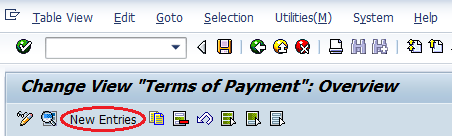 payment terms assignment in sap