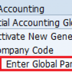 Enter Global Parameters for Company Code in SAP OBY6