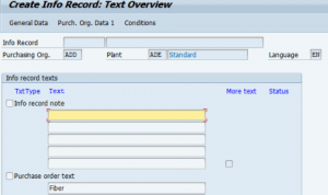 Create Purchasing Info Records in SAP MM - SAP Tutorials