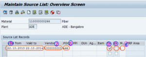 how to create source list in sap