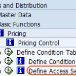 Define Access Sequence in SAP