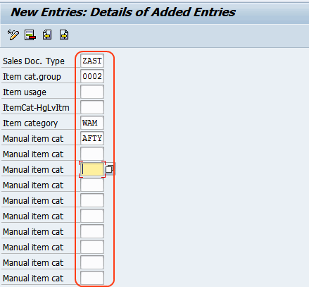 sap account assignment category material