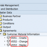 Customer Material Information Record in SAP