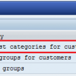 Define price list categories for customers in SAP