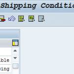 Define shipping conditions in SAP