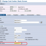 Assign Profit centers to cost centers in SAP