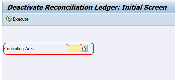 Deactivate reconciliation ledger account in SAP