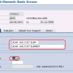 How to Create Assessment Cost Element in SAP