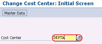 change cost center