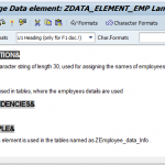 How to Create Data Element in SAP ABAP Dictionary