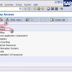 SAP Easy Access Description - Components of SAP Screen