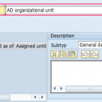 Create New Organizational Unit in SAP