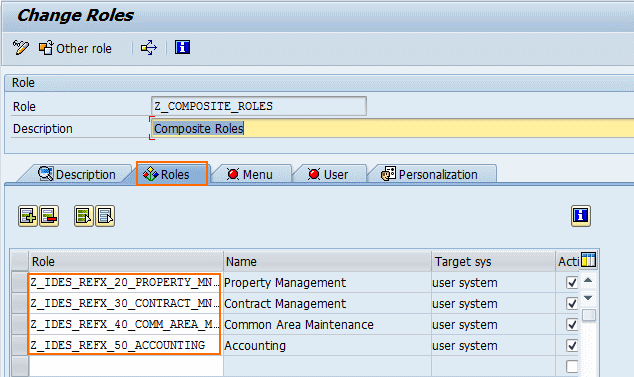 how to check role assignment history in sap