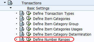 Definir rangos de números para la ruta de transacción del servicio de CRM