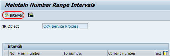 Mantener intervalos de rango numérico para servicios