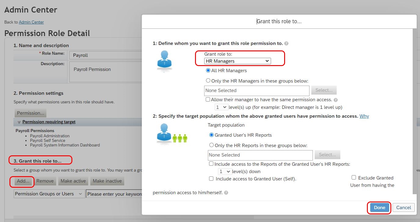 permission role details