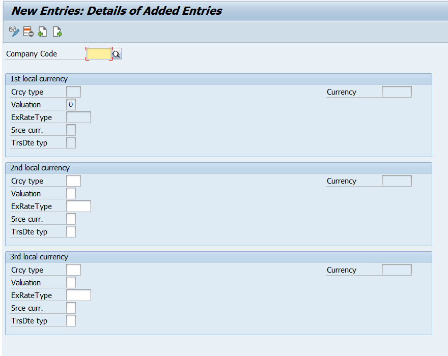 Define Currencies of Leading Ledger in SAP