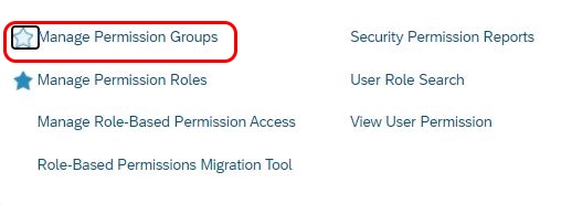 default user group assignment successfactors