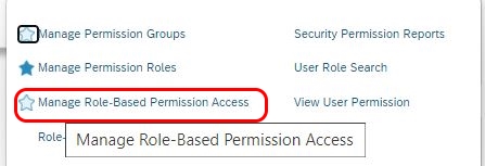 Manage Role-Based Permissions in SAP SuccessFactors